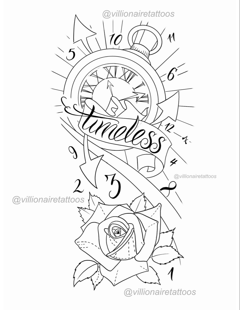 Timeless Tattoo Clock And Rose Tattoo Rose Tattoo Sleeve Clock Timeless Tattoo Clock And Rose Tattoo Rose Tattoo Sleeve Clock