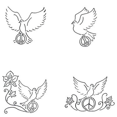 Two Doves Tattoo Designs For Men Two Doves Tattoo Designs For Men