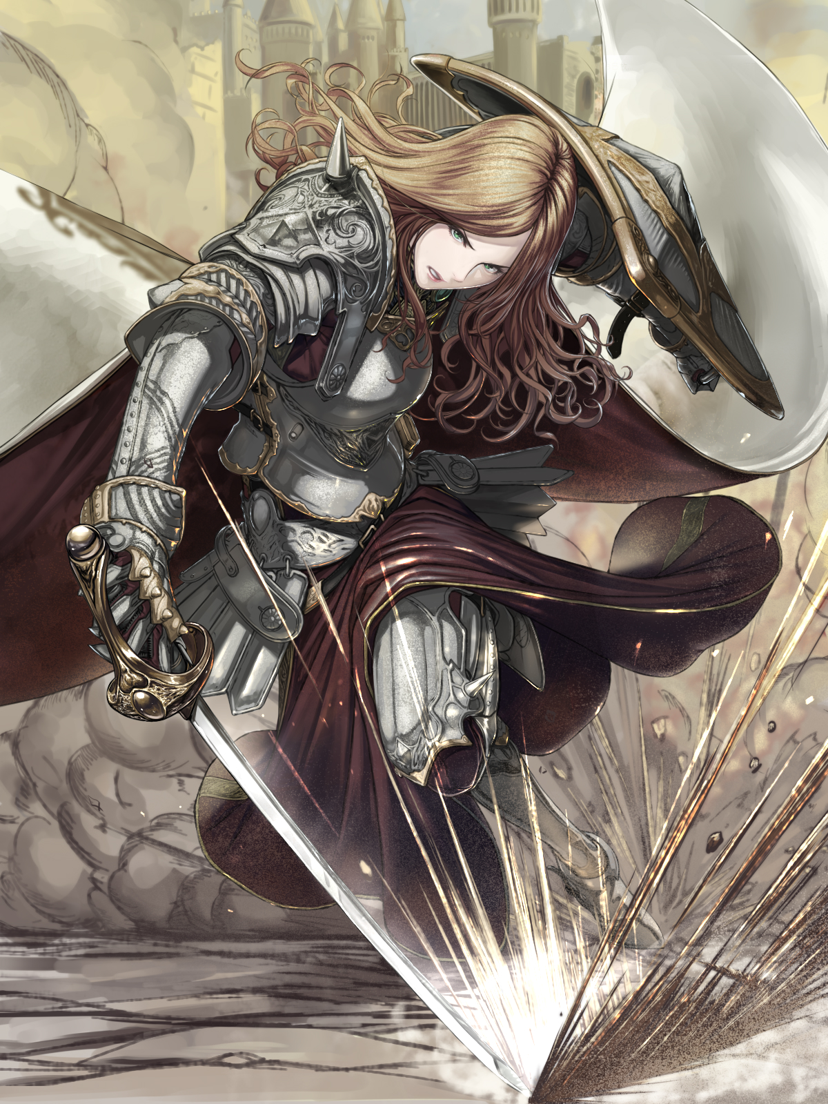 Wallpaper Anime Girls Original Characters Knight Fantasy Armor Wallpaper Anime Girls Original Characters Knight Fantasy Armor