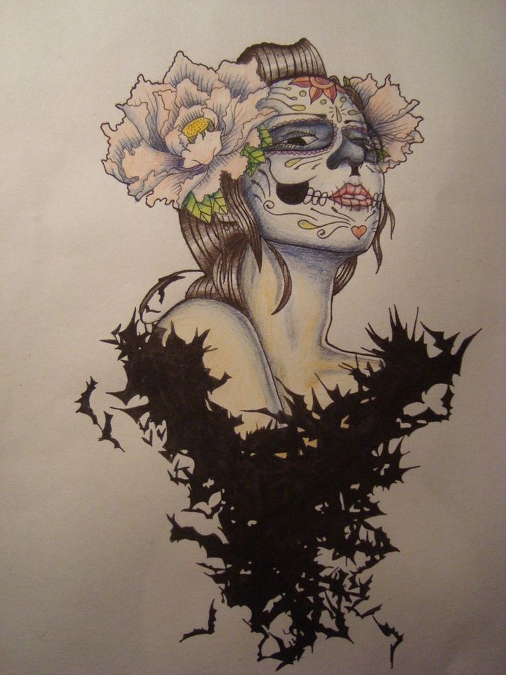 Watercolor Sugar Skull Tattoo At Getdrawings Free Download Watercolor Sugar Skull Tattoo At Getdrawings Free Download