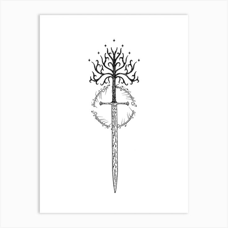 White Tree Of Gondor Tattoo White Tree Of Gondor Tattoo