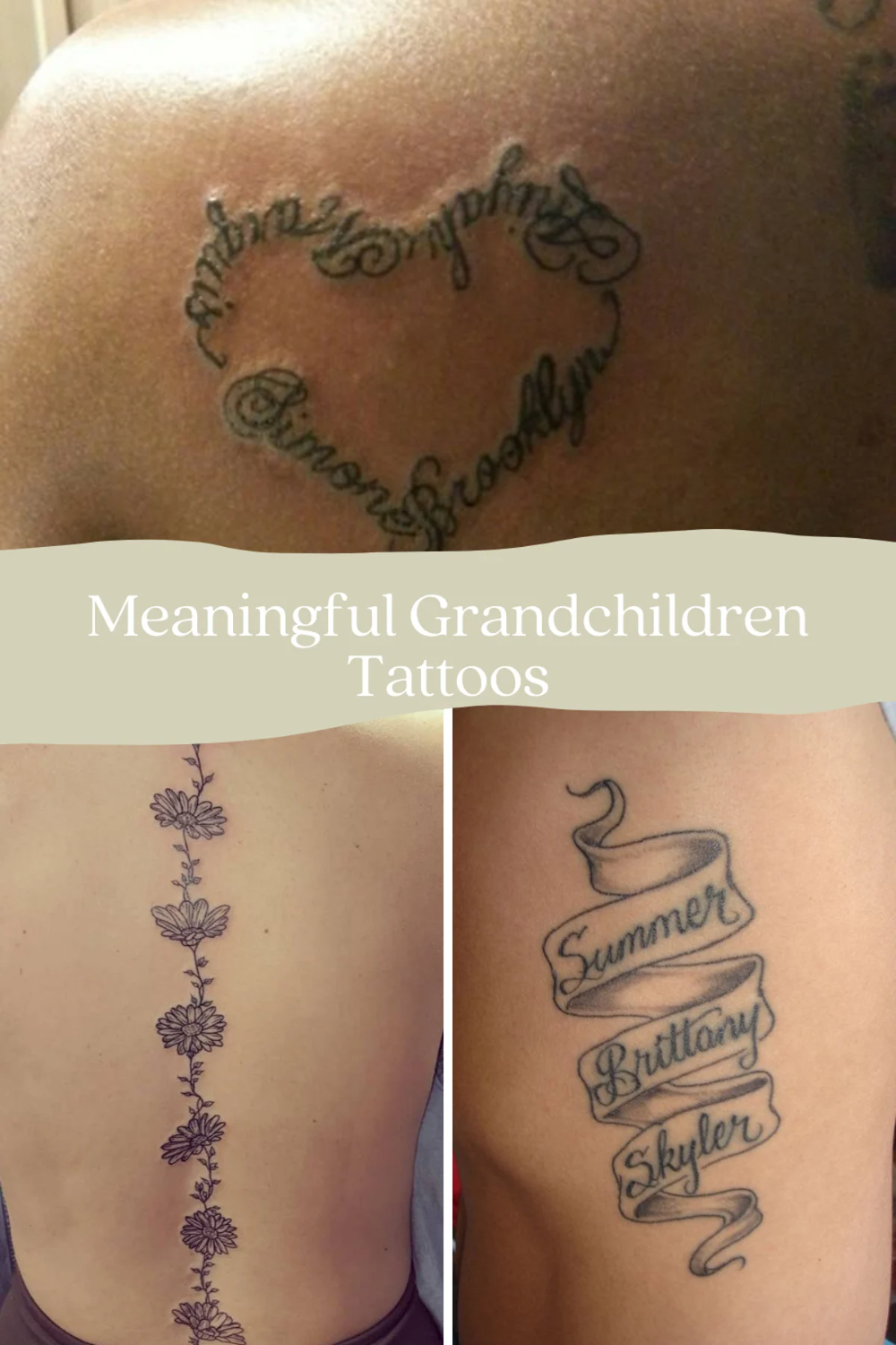 Wrist Grandchildren Name Tattoos: Cute & Meaningful Ideas Wrist Grandchildren Name Tattoos: Cute & Meaningful Ideas