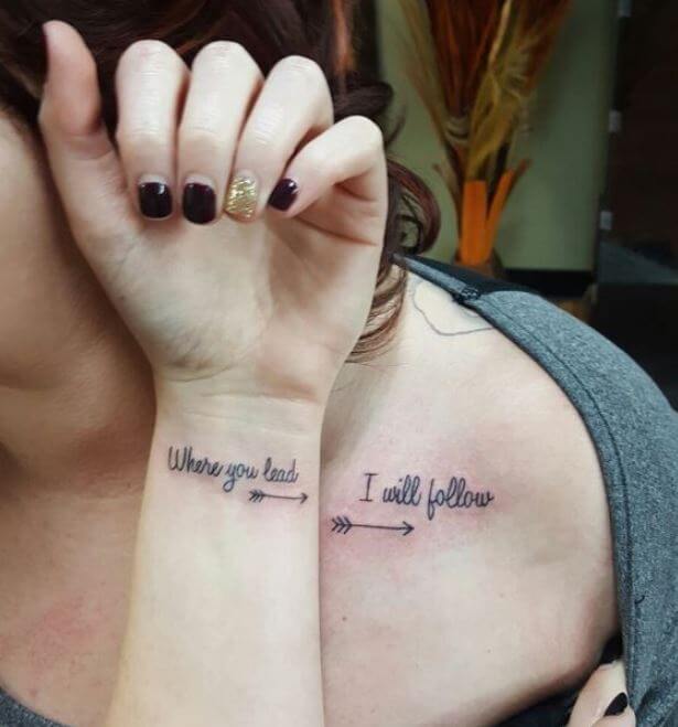Matching Wrist Tattoos: Celebrating Mother-Daughter Bonds