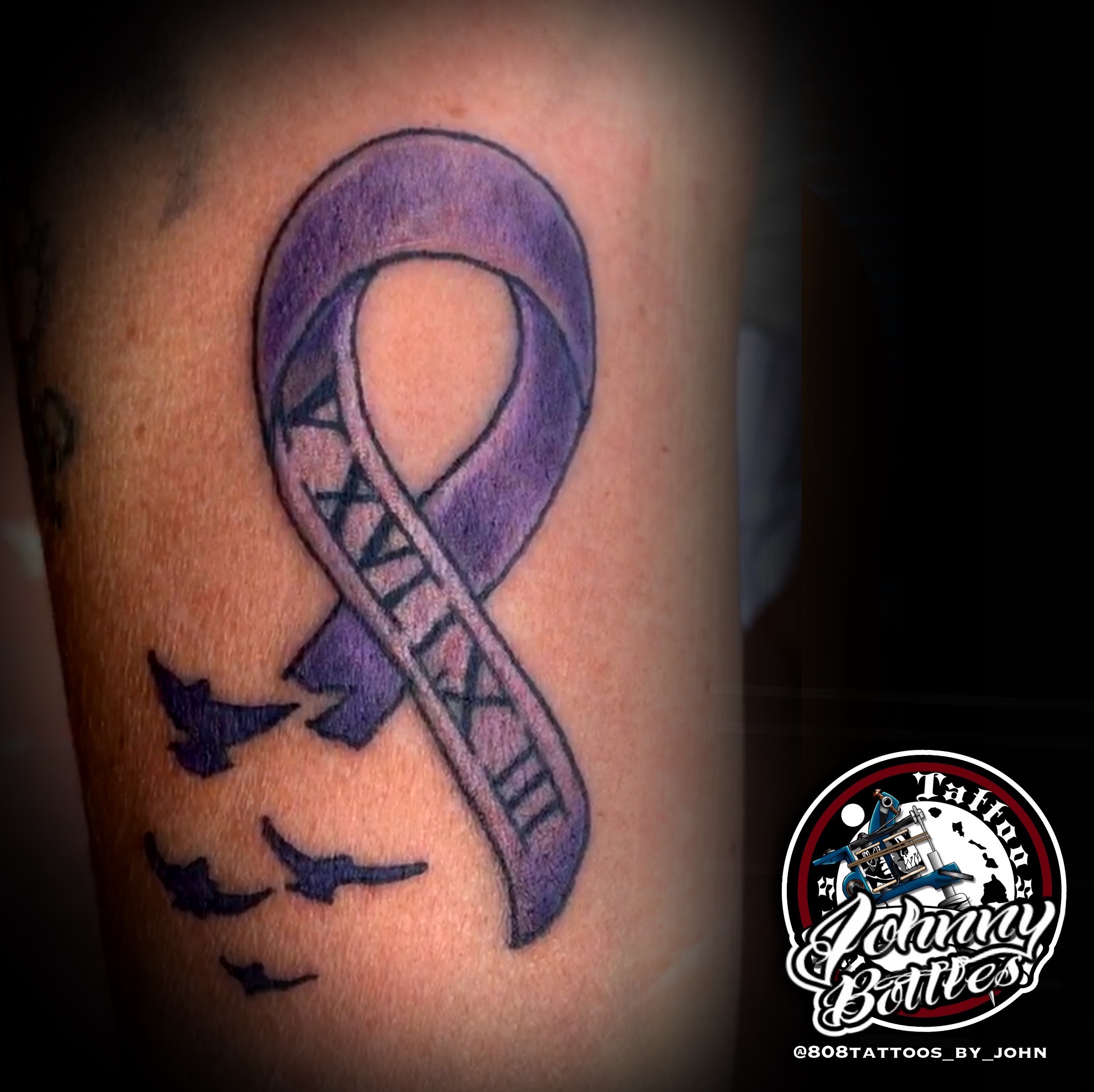 Zebra Cancer Ribbon Tattoos Zebra Cancer Ribbon Tattoos