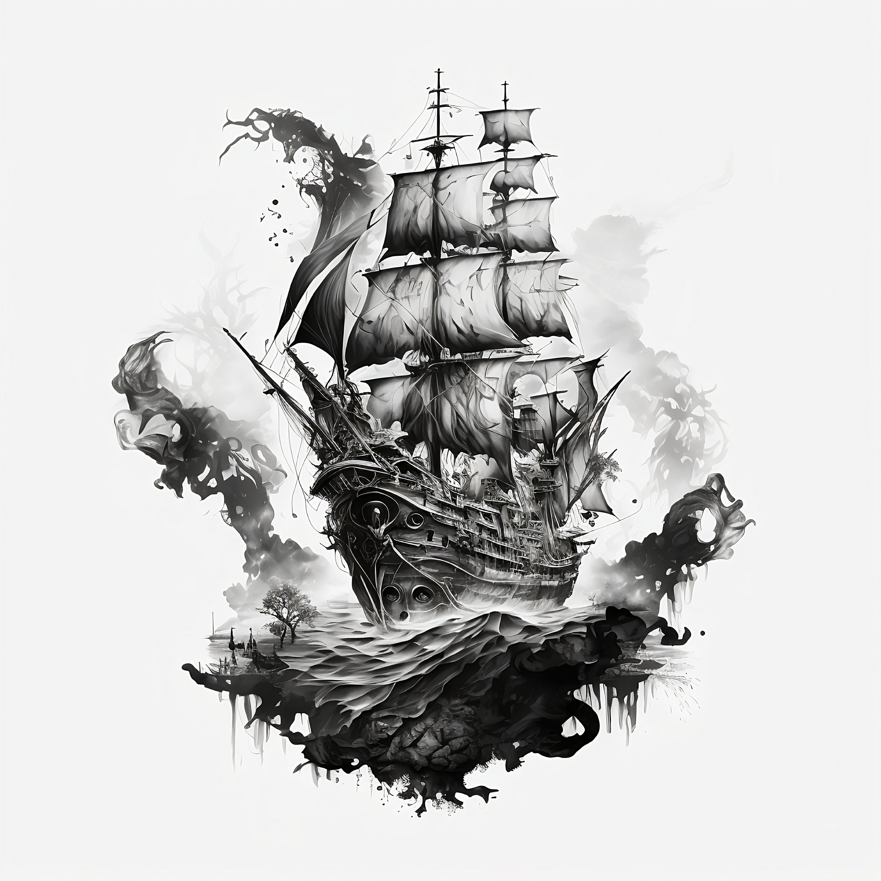 Zombie Ship Tattoos Zombie Ship Tattoos